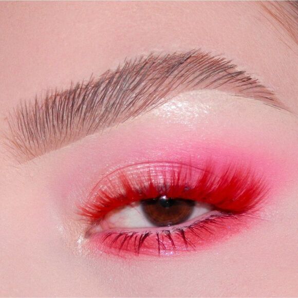 FIERY red 3D faux mink lashes - Picture 1 of 2